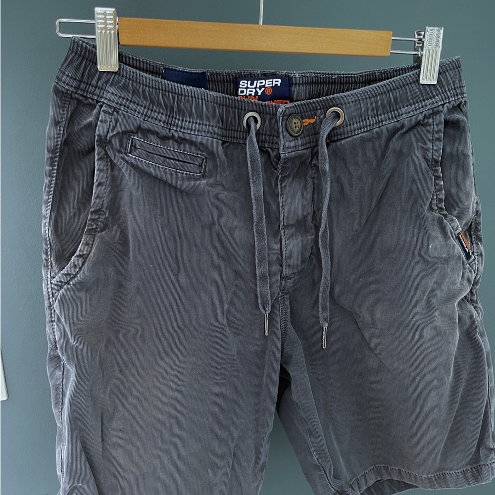 Superdry Blue Corduroy Shorts
